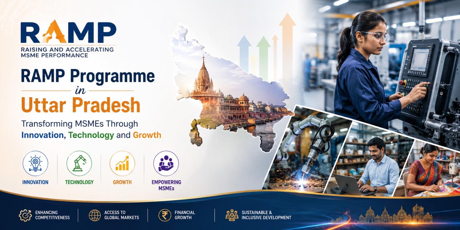 RAMP Programme in Uttar Pradesh : Transforming MSMEs Through Innovation, Technology and Growth