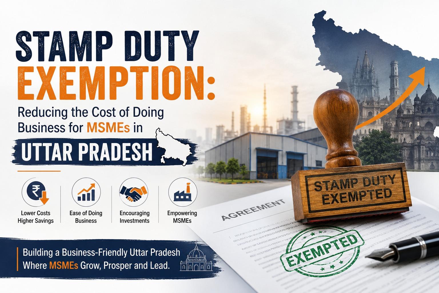Stamp Duty Exemption: Reducing the Cost of Doing Business for MSMEs in Uttar Pradesh